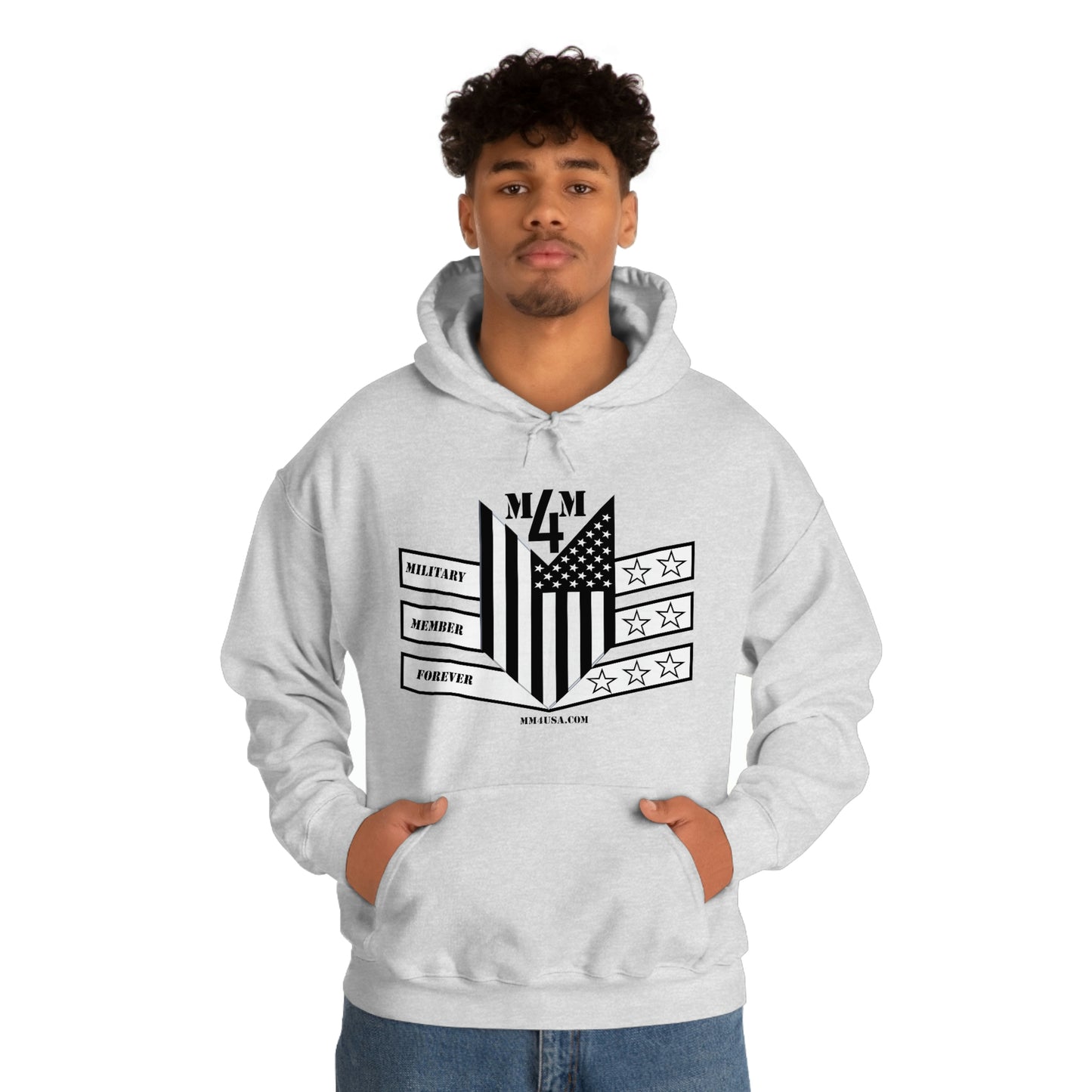 MM4 Hooded Sweatshirt Logo Unisex Heavy Blend