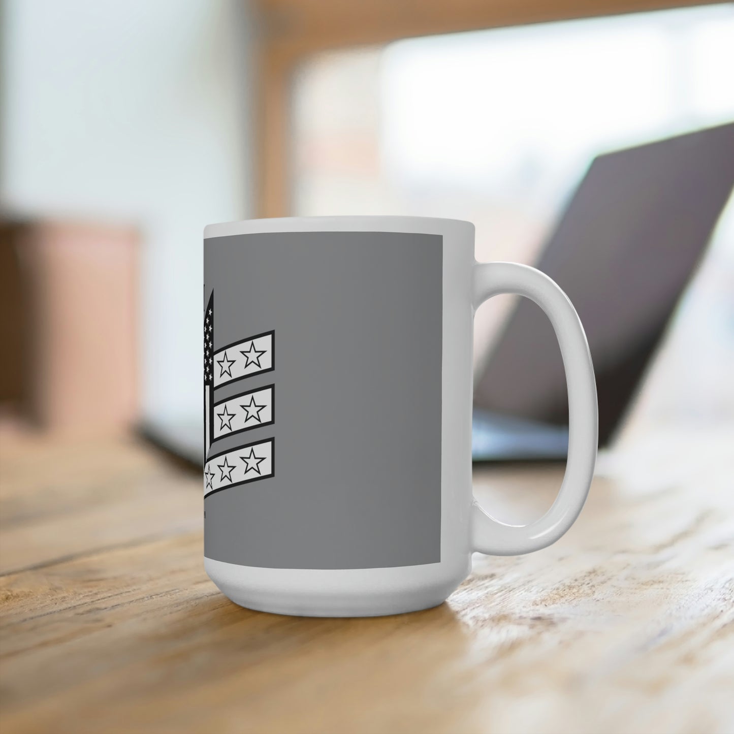 Ceramic Mug 15oz Grey