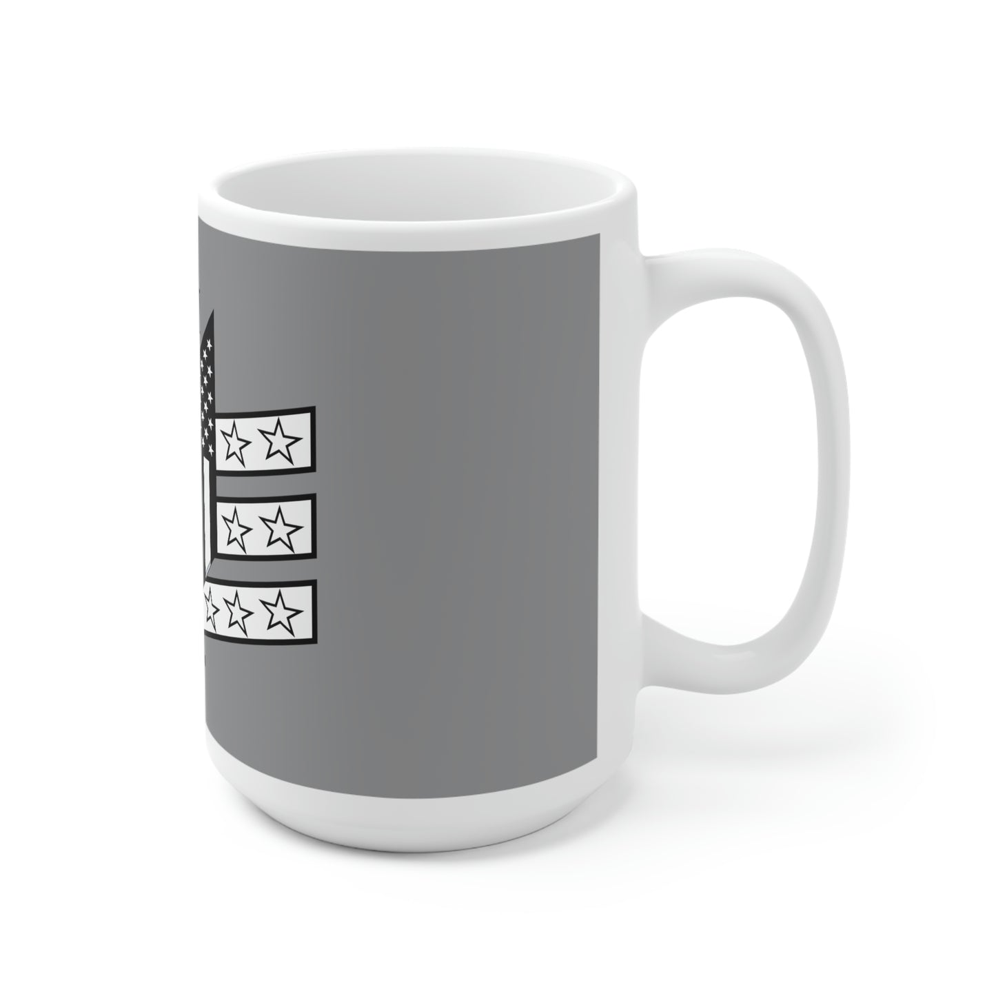 Ceramic Mug 15oz Grey