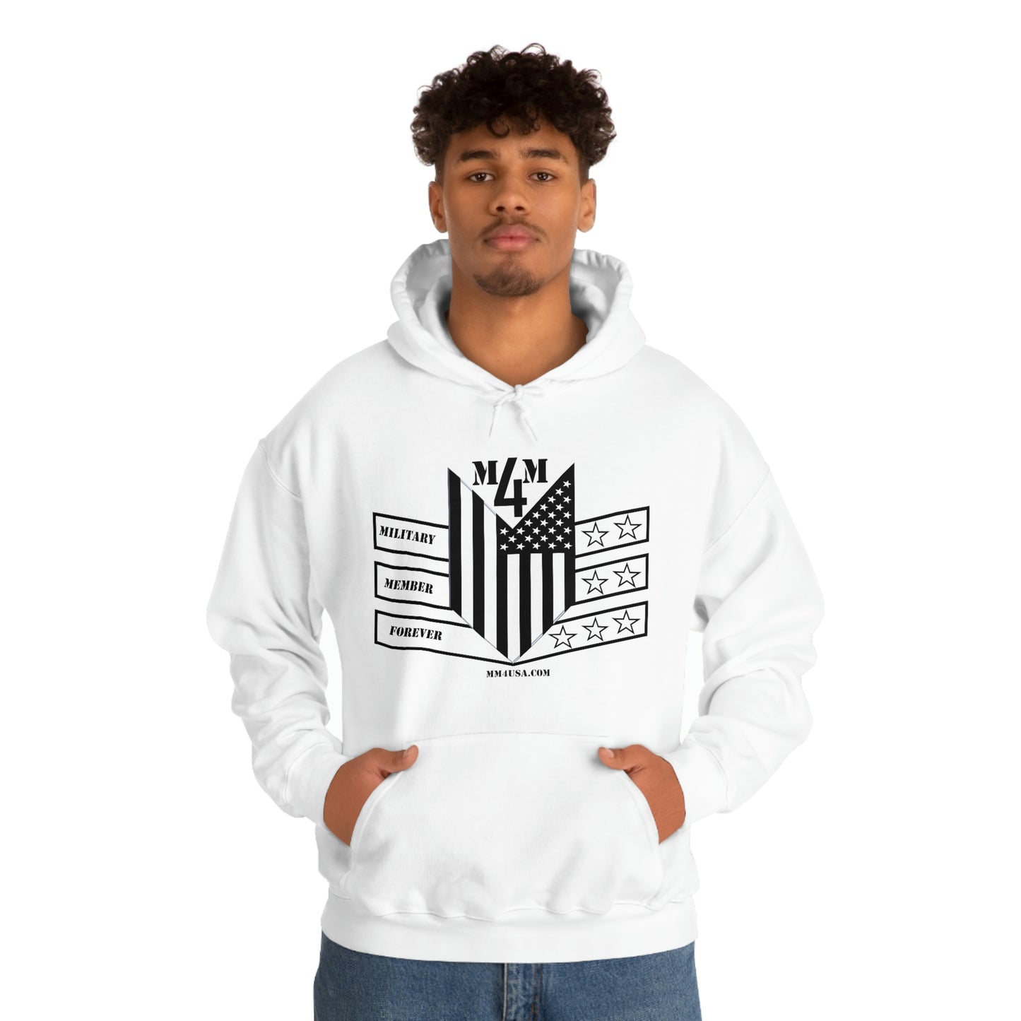 MM4 Hooded Sweatshirt Logo Unisex Heavy Blend