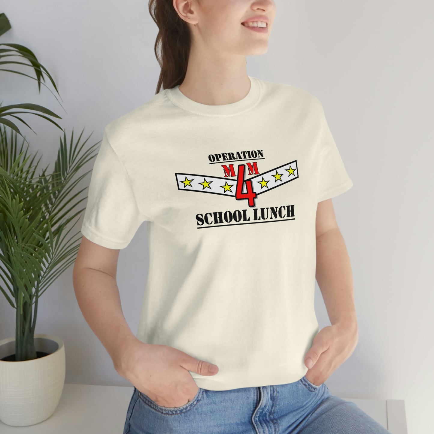 OPERATION SCHOOL LUNCH Unisex Jersey Short Sleeve Tee