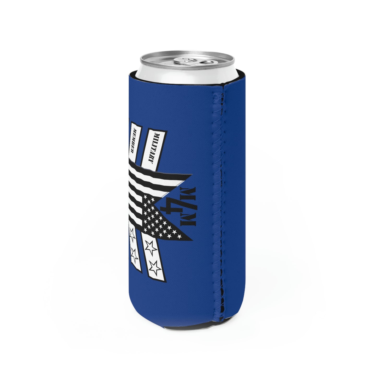 Slim Can Cooler Blue