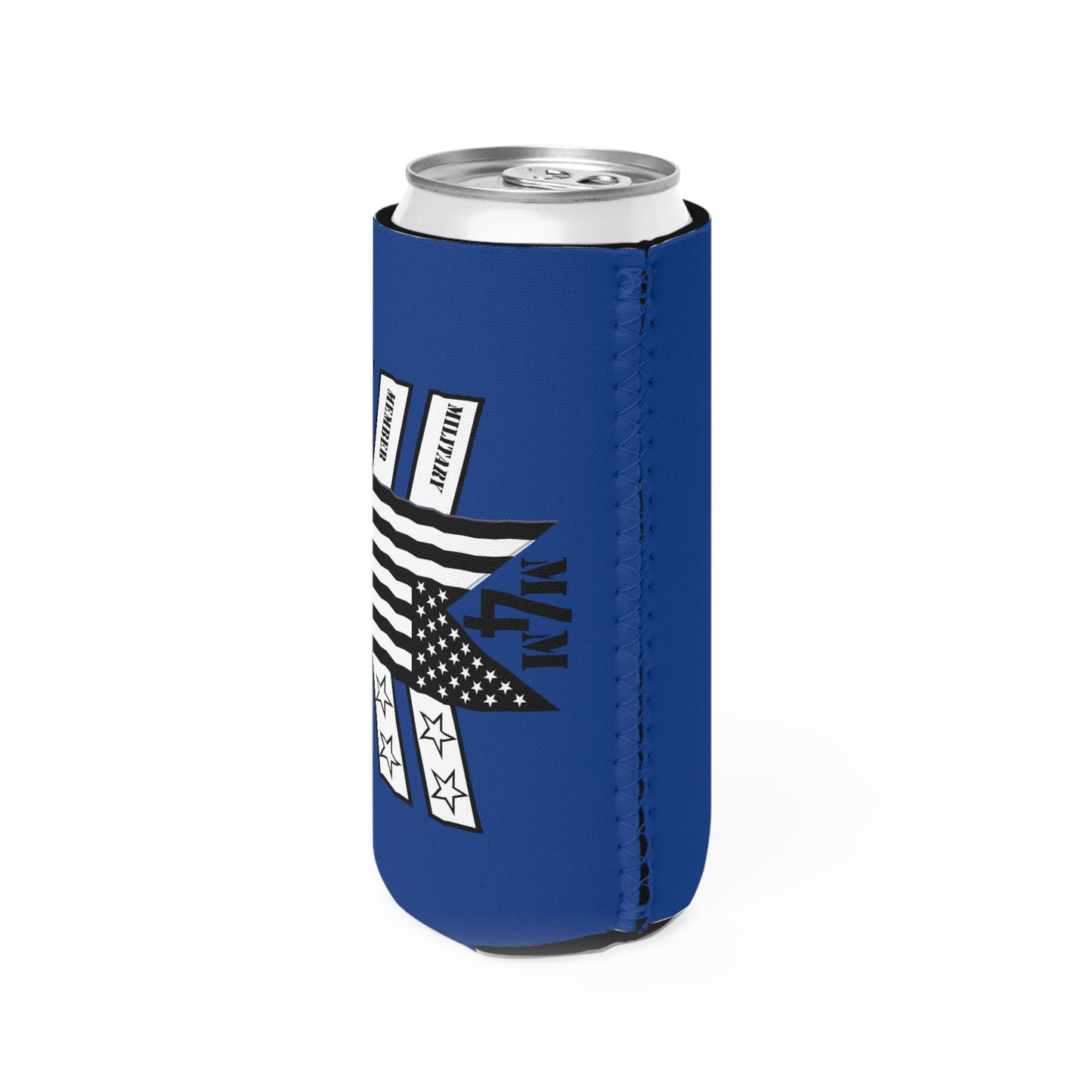 Slim Can Cooler Blue