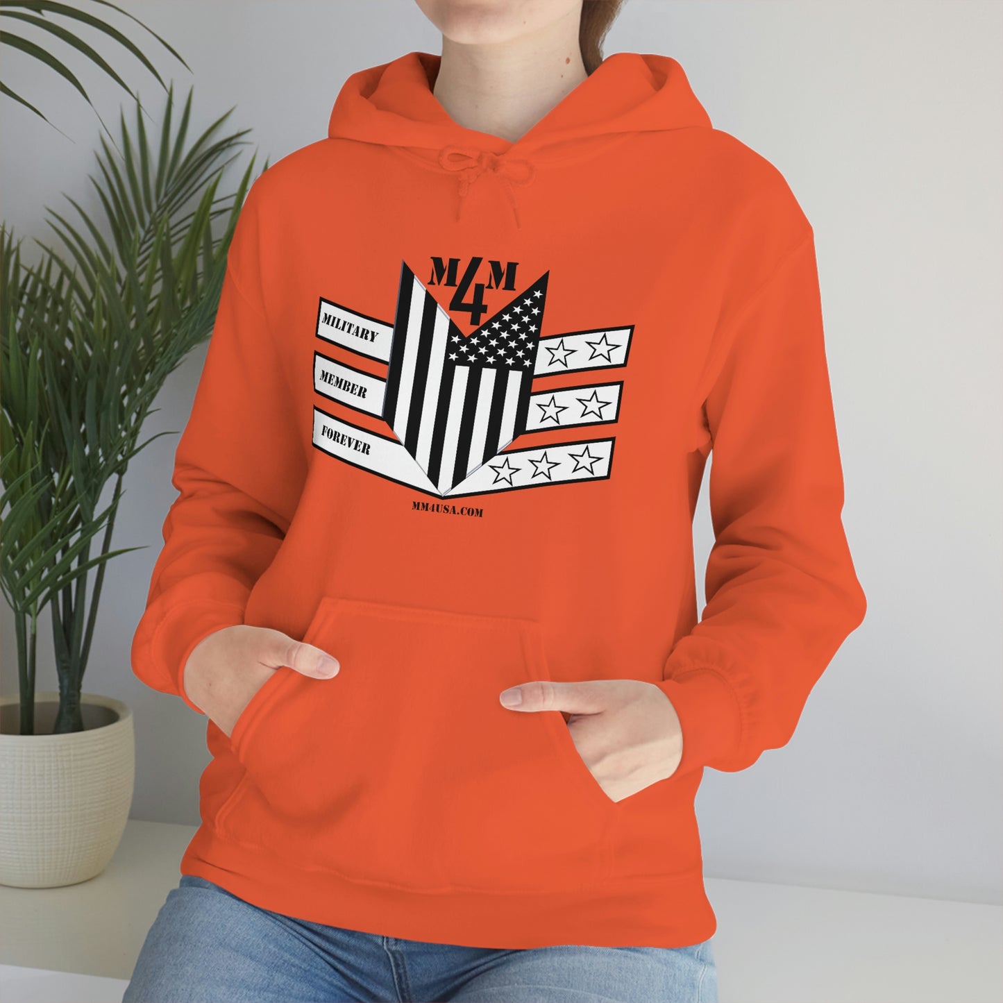 MM4 Hooded Sweatshirt Logo Unisex Heavy Blend