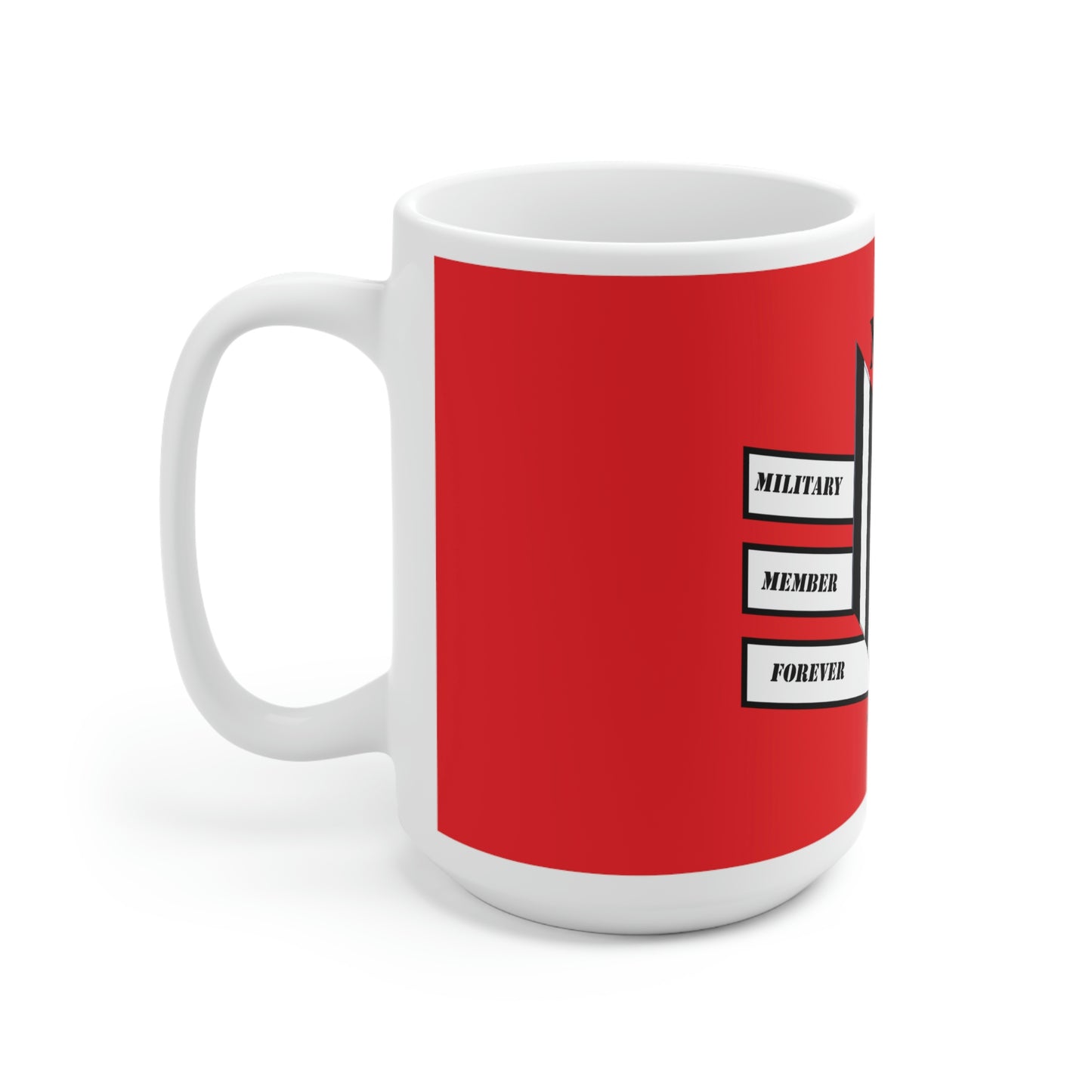 Ceramic Mug 15oz Red