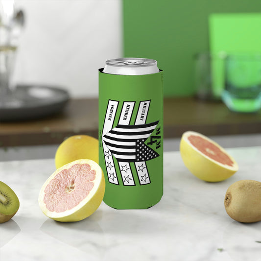 Slim Can Cooler Green