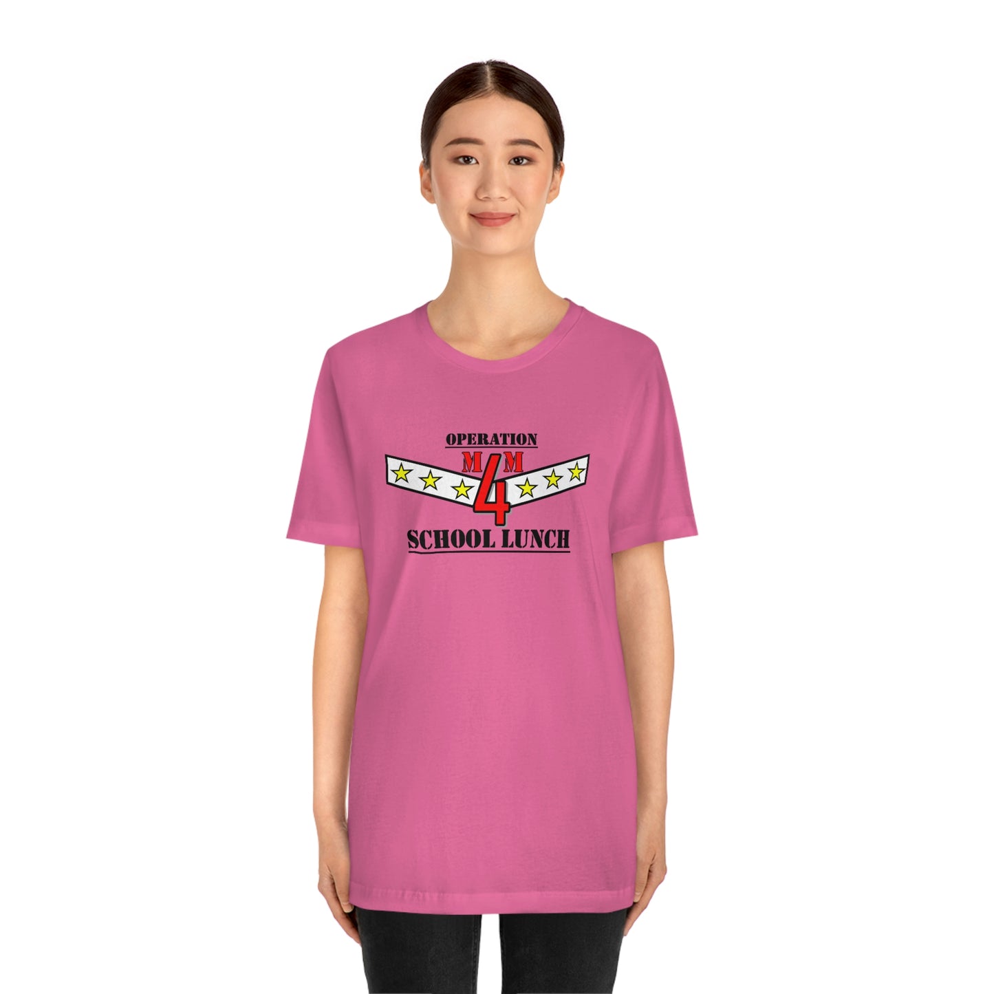 OPERATION SCHOOL LUNCH Unisex Jersey Short Sleeve Tee