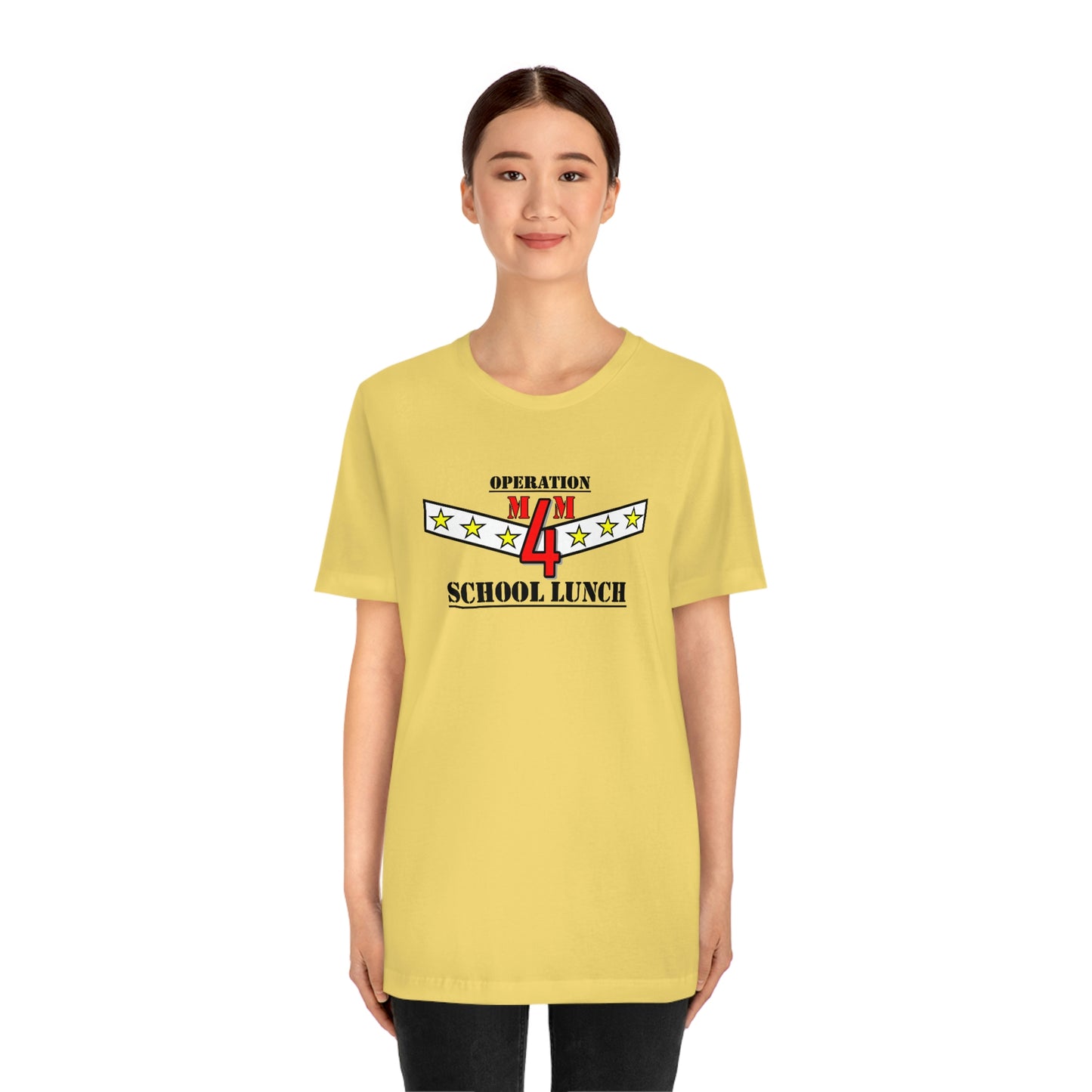 OPERATION SCHOOL LUNCH Unisex Jersey Short Sleeve Tee