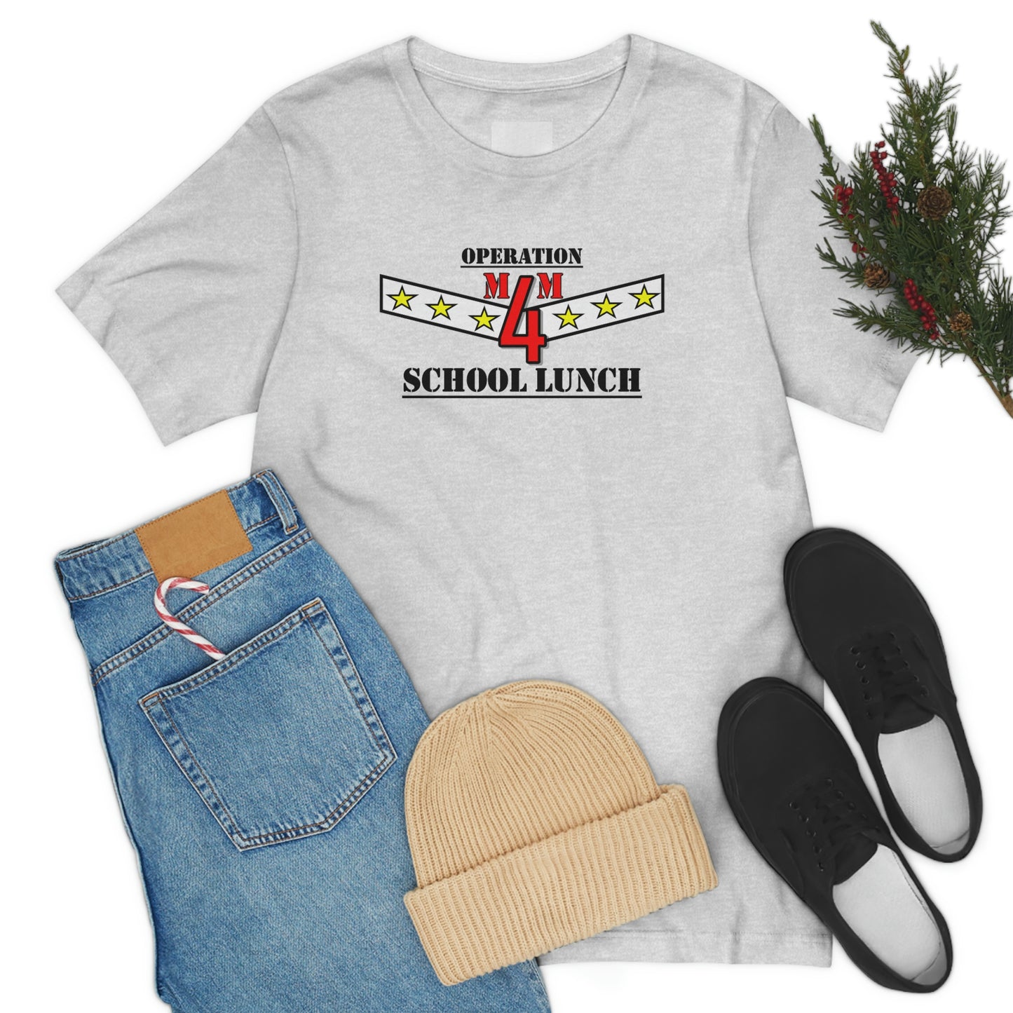 OPERATION SCHOOL LUNCH Unisex Jersey Short Sleeve Tee