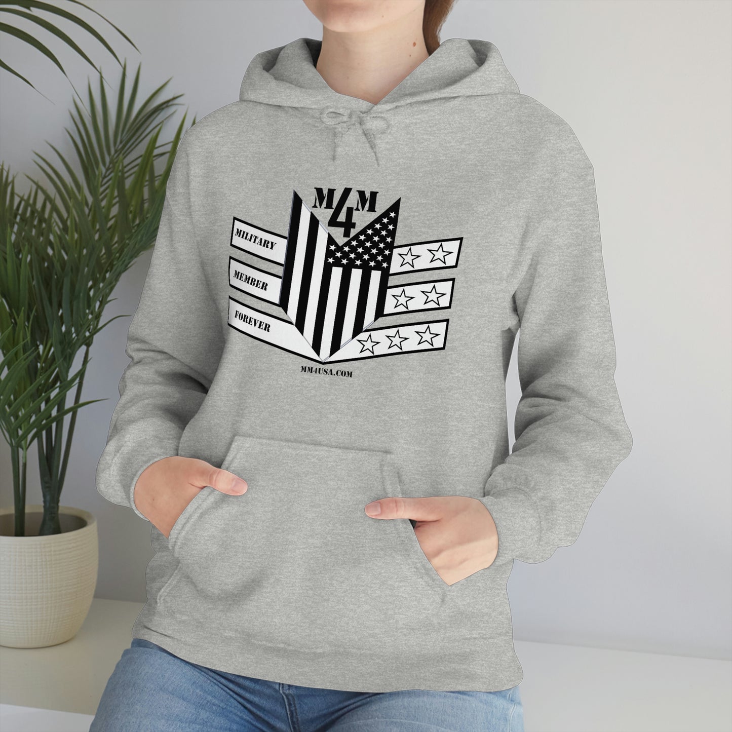 MM4 Hooded Sweatshirt Logo Unisex Heavy Blend