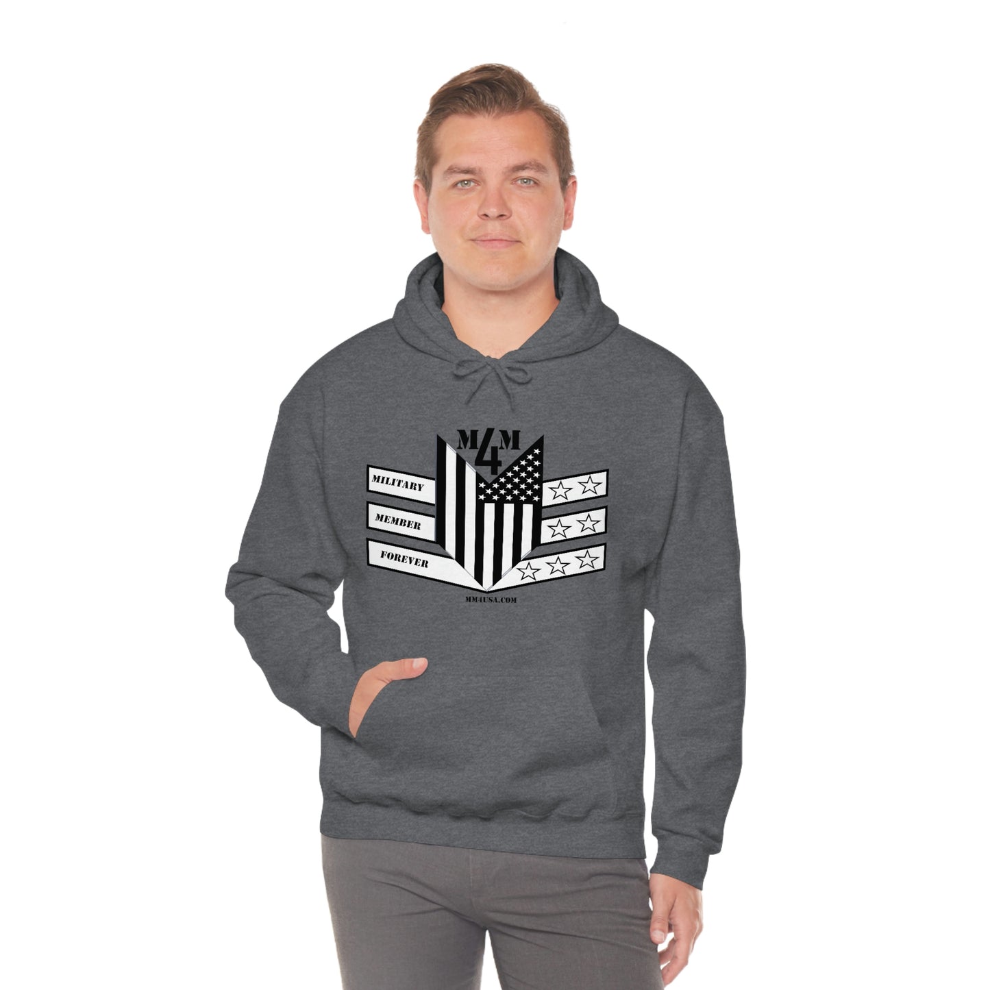 MM4 Hooded Sweatshirt Logo Unisex Heavy Blend