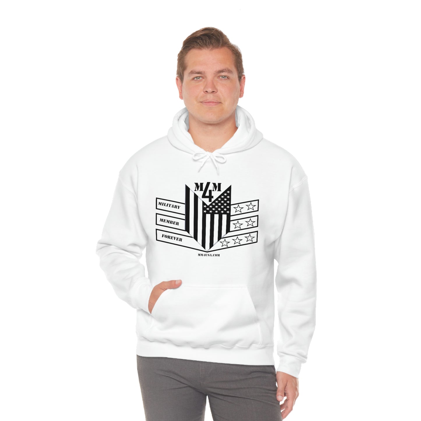 MM4 Hooded Sweatshirt Logo Unisex Heavy Blend