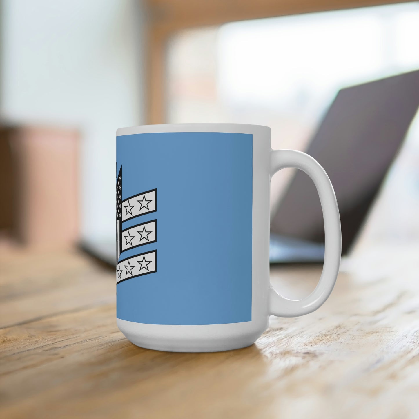 Ceramic Mug 15oz Light Blue