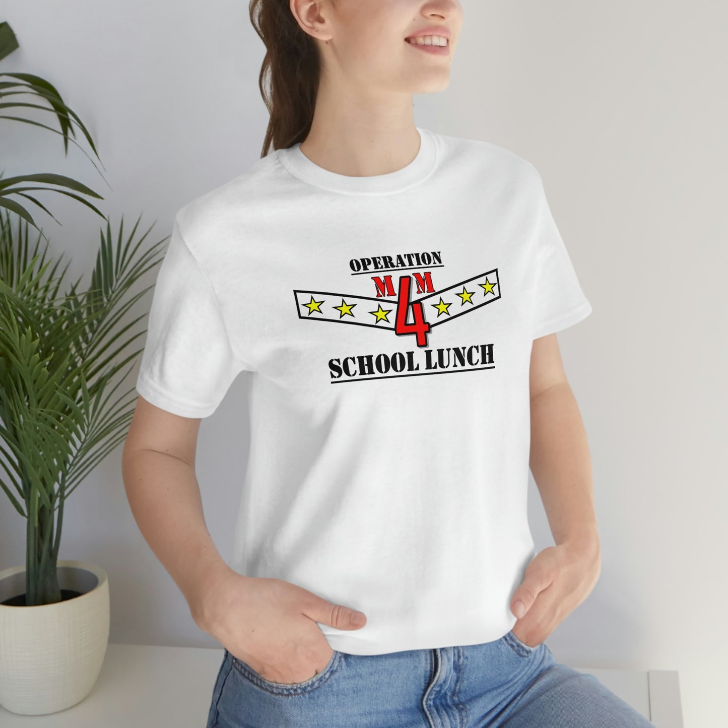 OPERATION SCHOOL LUNCH Unisex Jersey Short Sleeve Tee