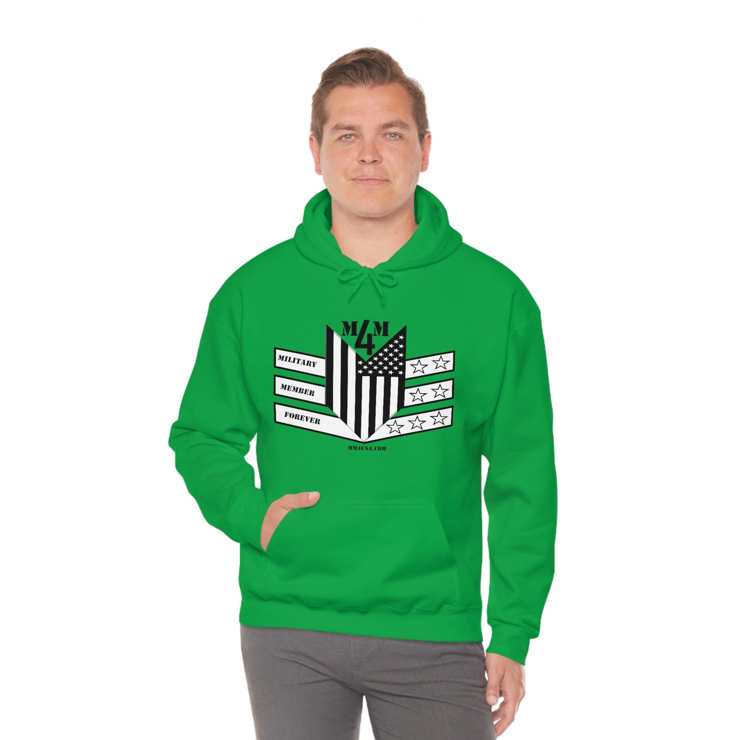 MM4 Hooded Sweatshirt Logo Unisex Heavy Blend