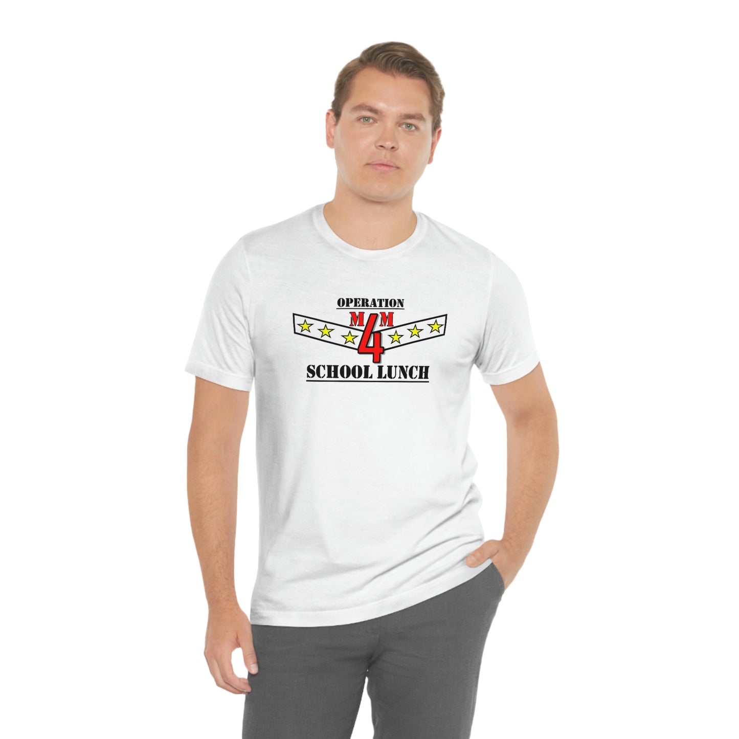 OPERATION SCHOOL LUNCH Unisex Jersey Short Sleeve Tee