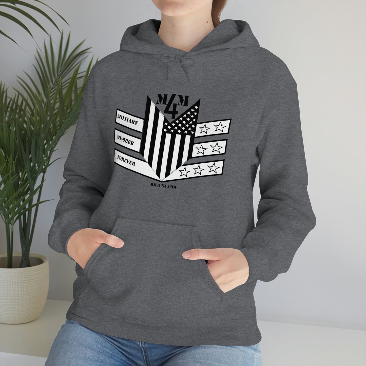 MM4 Hooded Sweatshirt Logo Unisex Heavy Blend