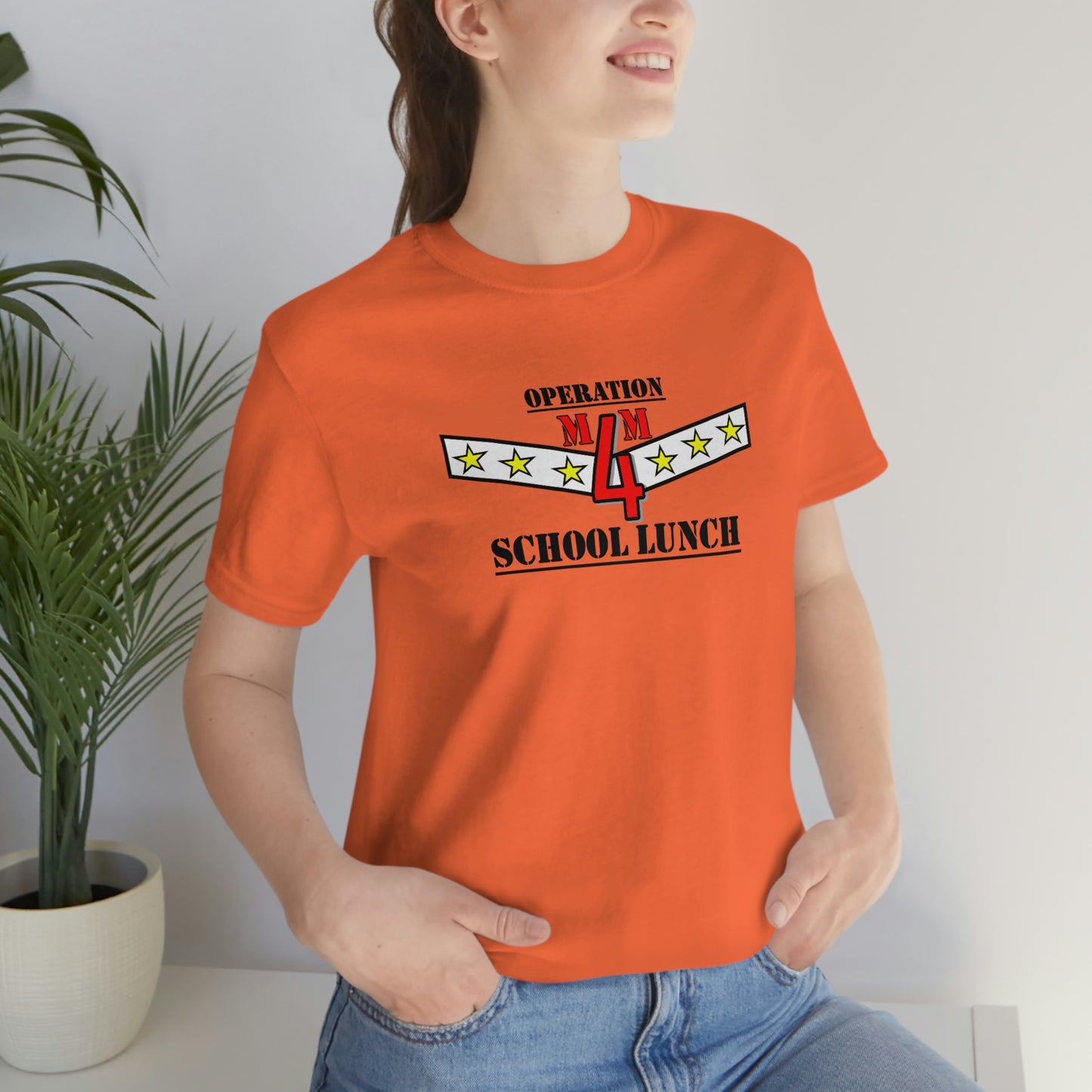 OPERATION SCHOOL LUNCH Unisex Jersey Short Sleeve Tee