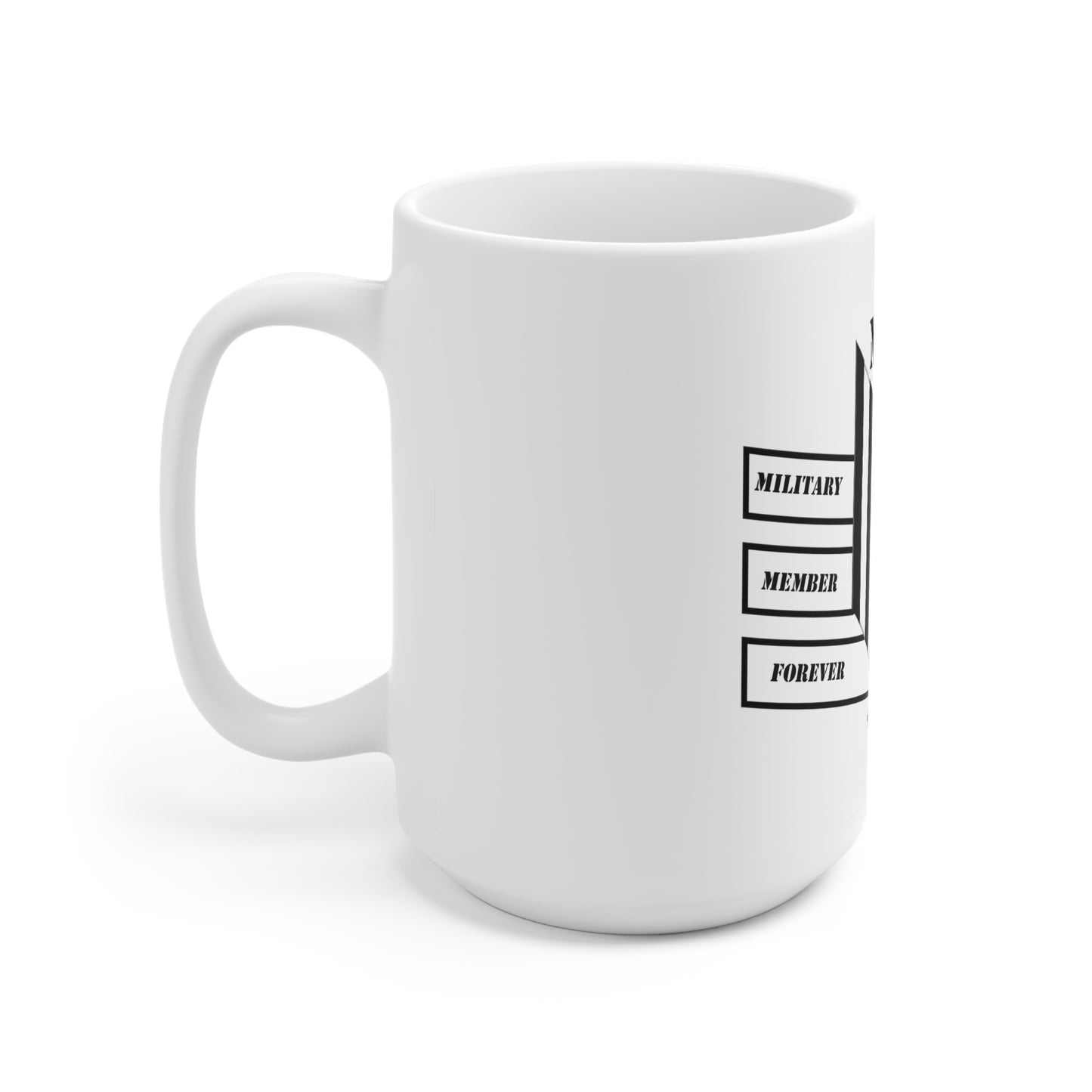 Ceramic Mug 15oz White