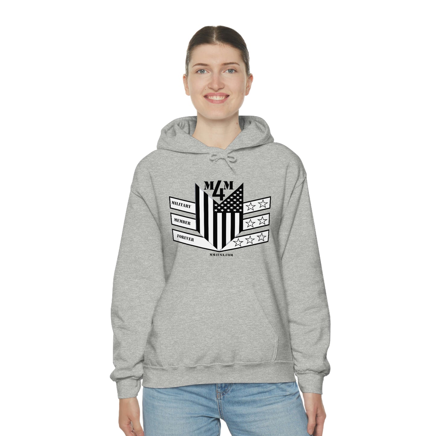 MM4 Hooded Sweatshirt Logo Unisex Heavy Blend