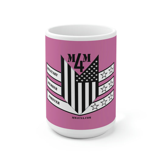 Ceramic Mug 15oz Light Pink