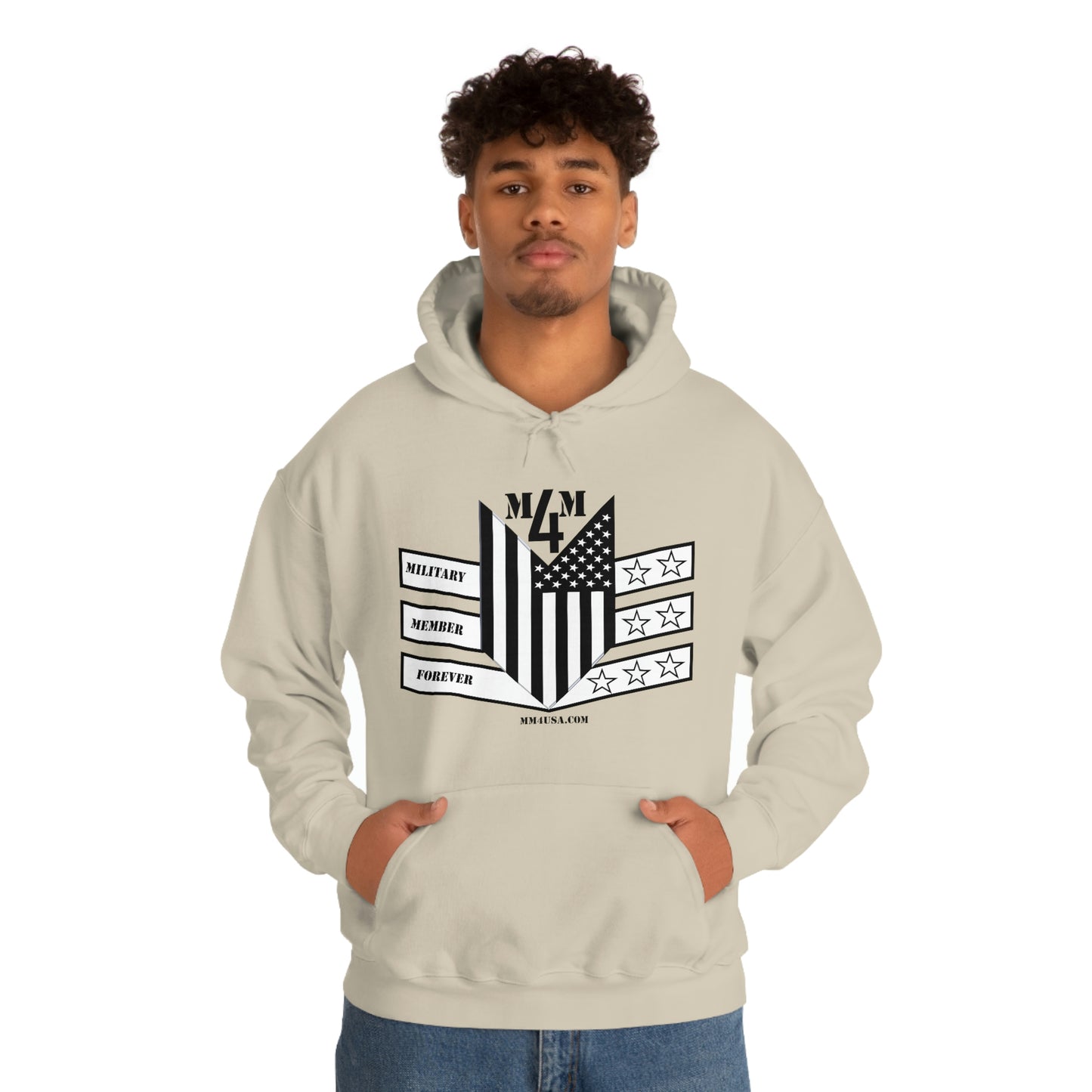 MM4 Hooded Sweatshirt Logo Unisex Heavy Blend