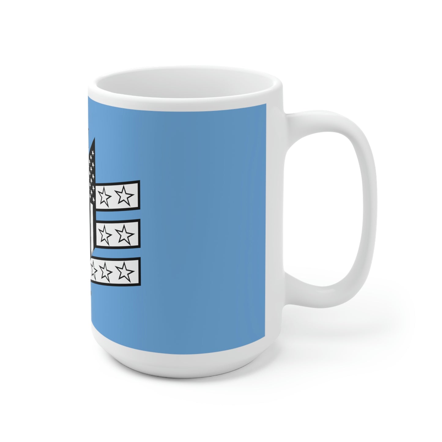 Ceramic Mug 15oz Light Blue