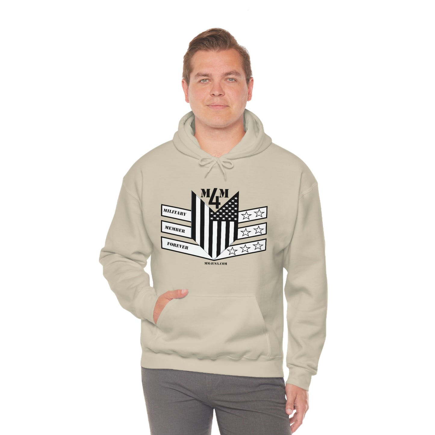 MM4 Hooded Sweatshirt Logo Unisex Heavy Blend