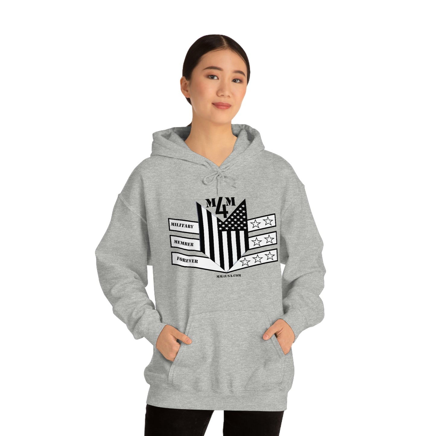 MM4 Hooded Sweatshirt Logo Unisex Heavy Blend