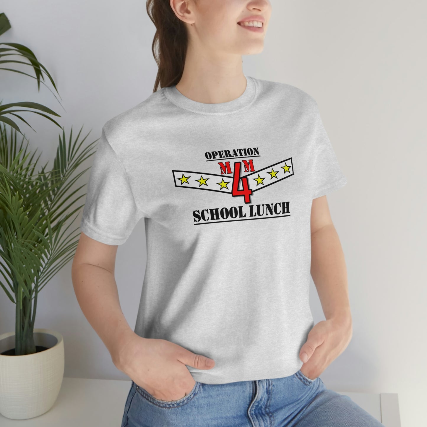 OPERATION SCHOOL LUNCH Unisex Jersey Short Sleeve Tee