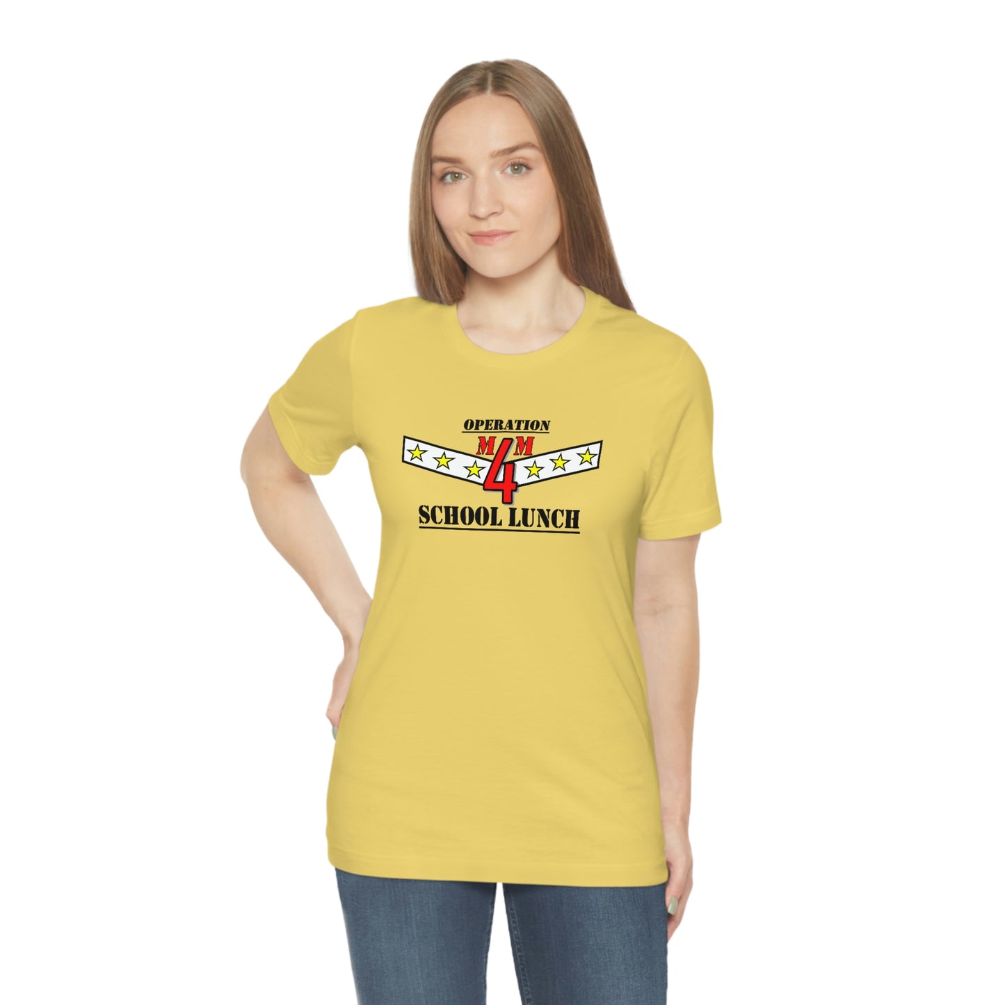 OPERATION SCHOOL LUNCH Unisex Jersey Short Sleeve Tee