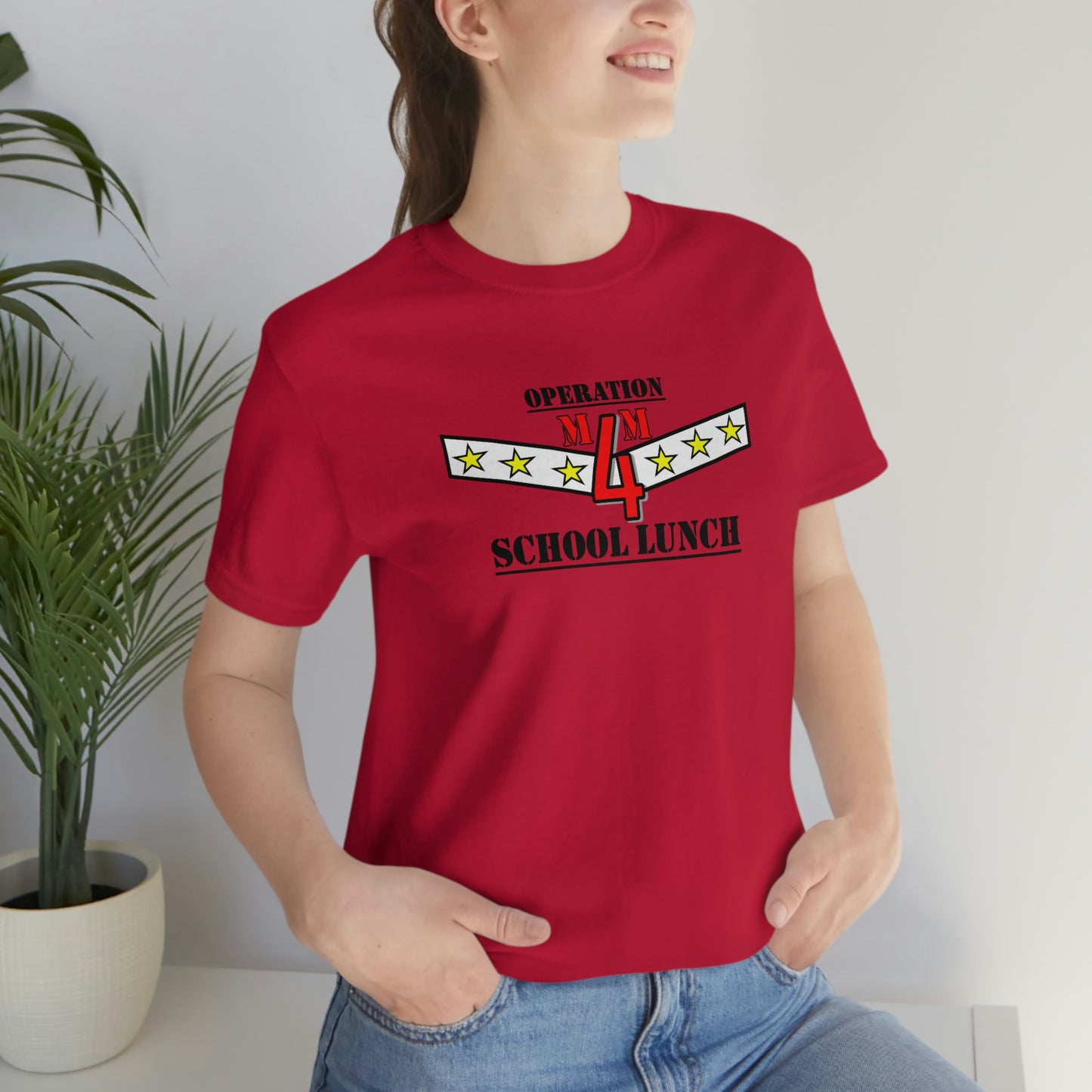 OPERATION SCHOOL LUNCH Unisex Jersey Short Sleeve Tee