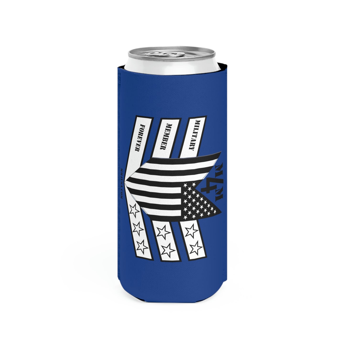 Slim Can Cooler Blue