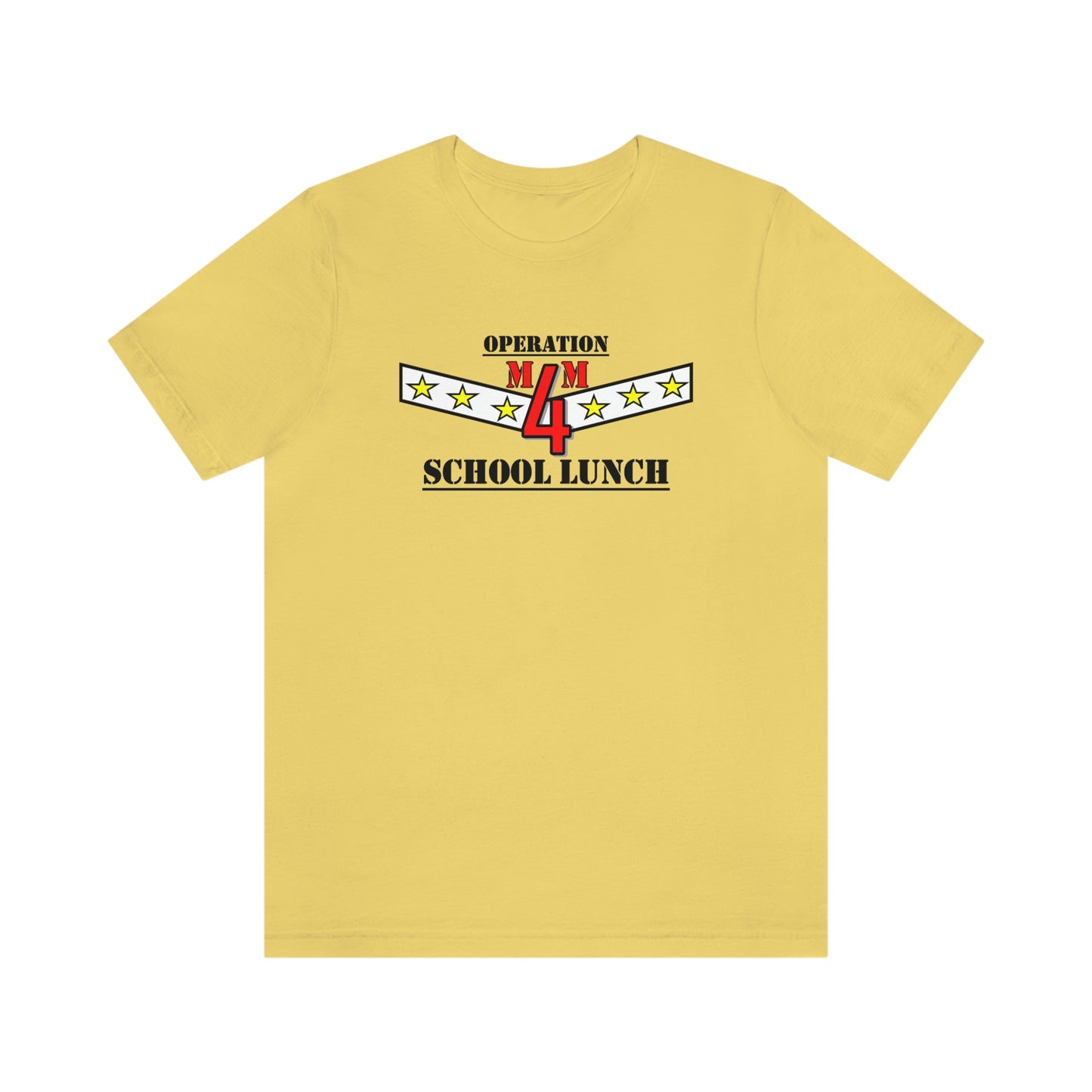 OPERATION SCHOOL LUNCH Unisex Jersey Short Sleeve Tee