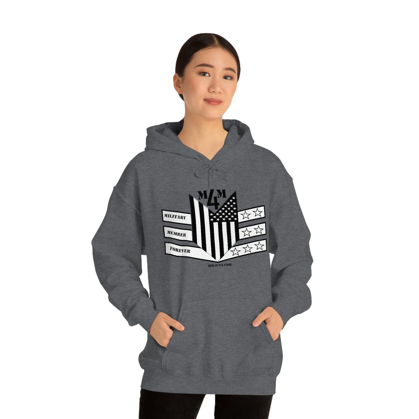 MM4 Hooded Sweatshirt Logo Unisex Heavy Blend