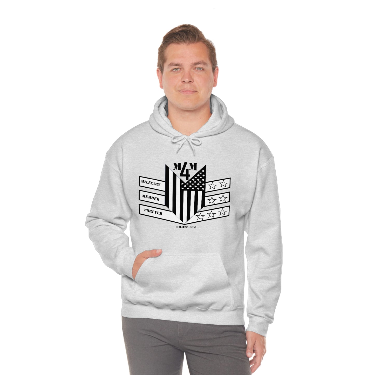 MM4 Hooded Sweatshirt Logo Unisex Heavy Blend