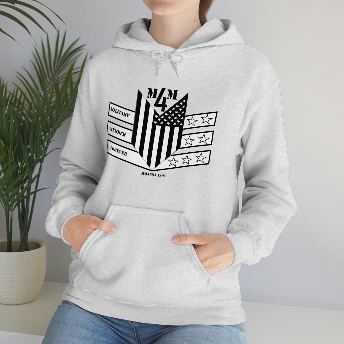 MM4 Hooded Sweatshirt Logo Unisex Heavy Blend