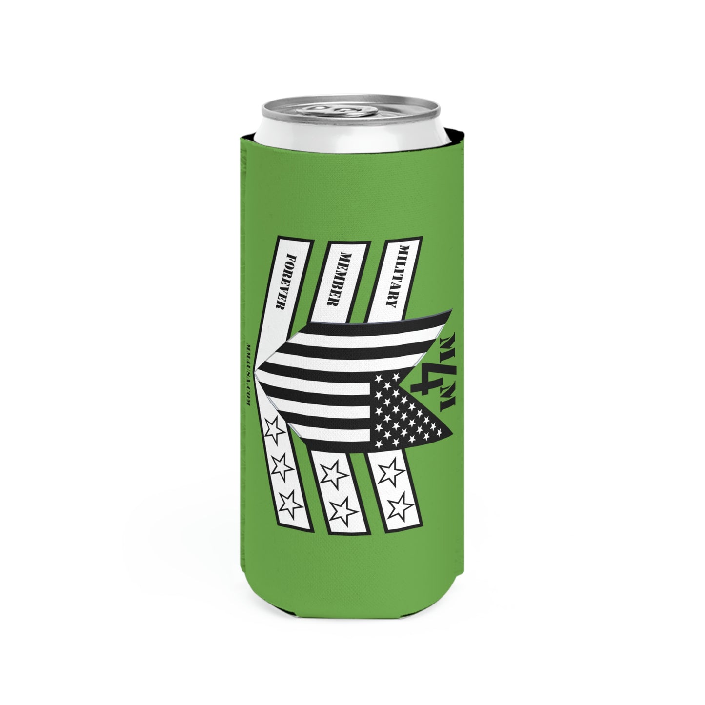 Slim Can Cooler Green