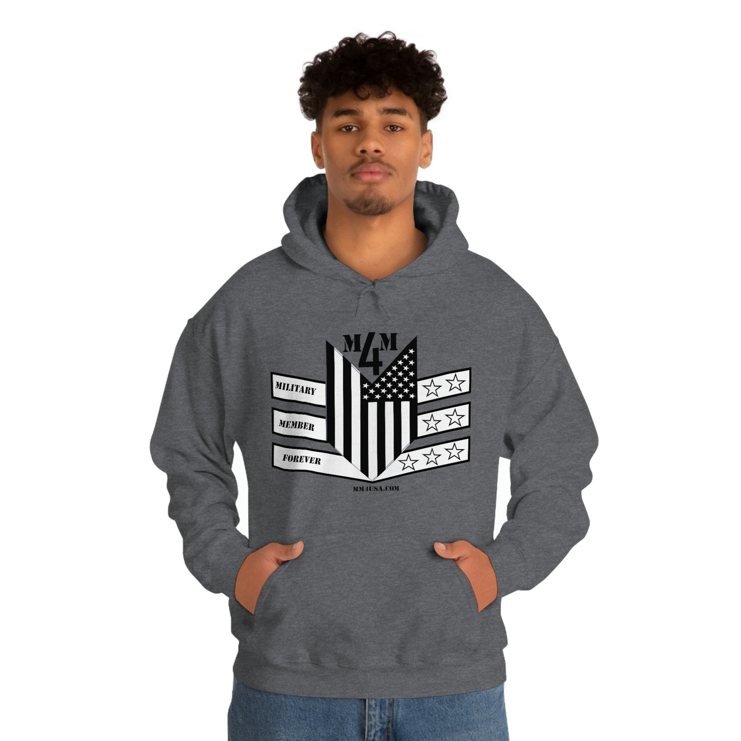 MM4 Hooded Sweatshirt Logo Unisex Heavy Blend