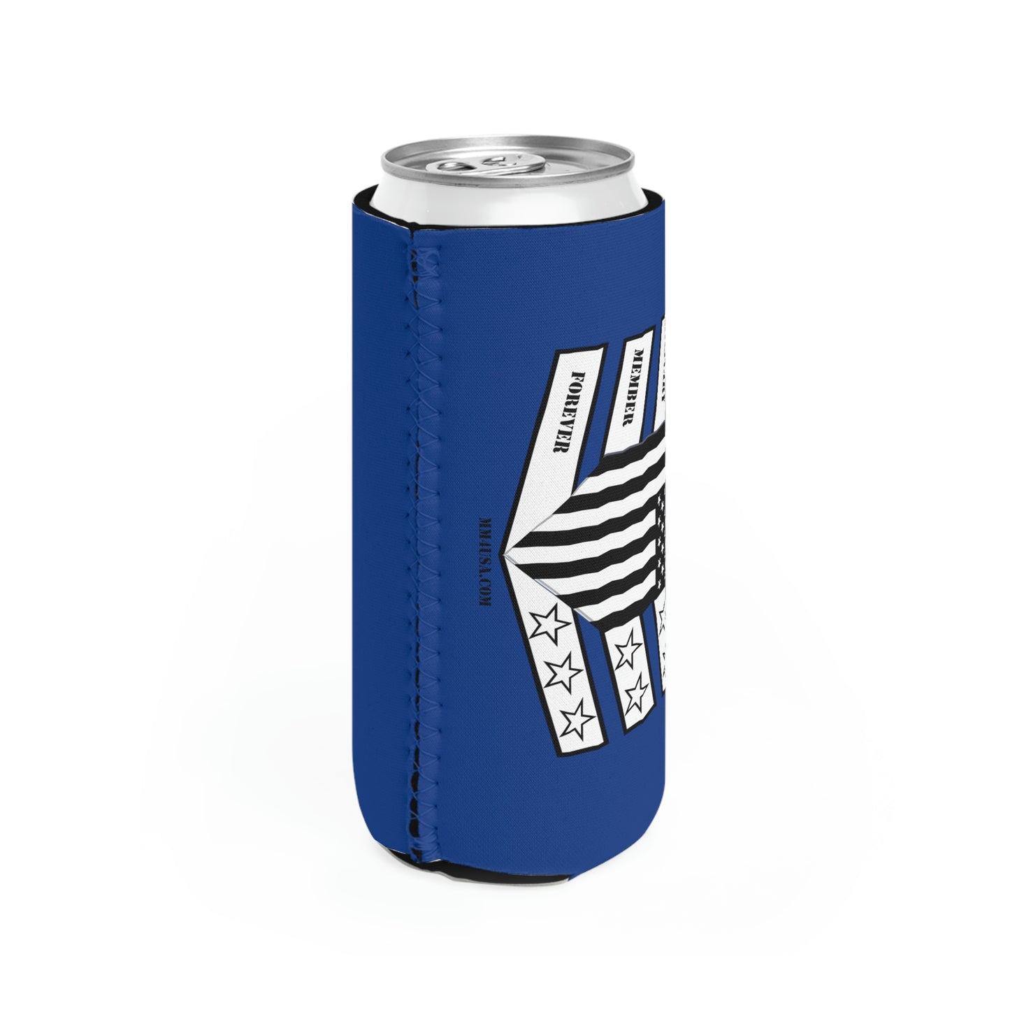 Slim Can Cooler Blue