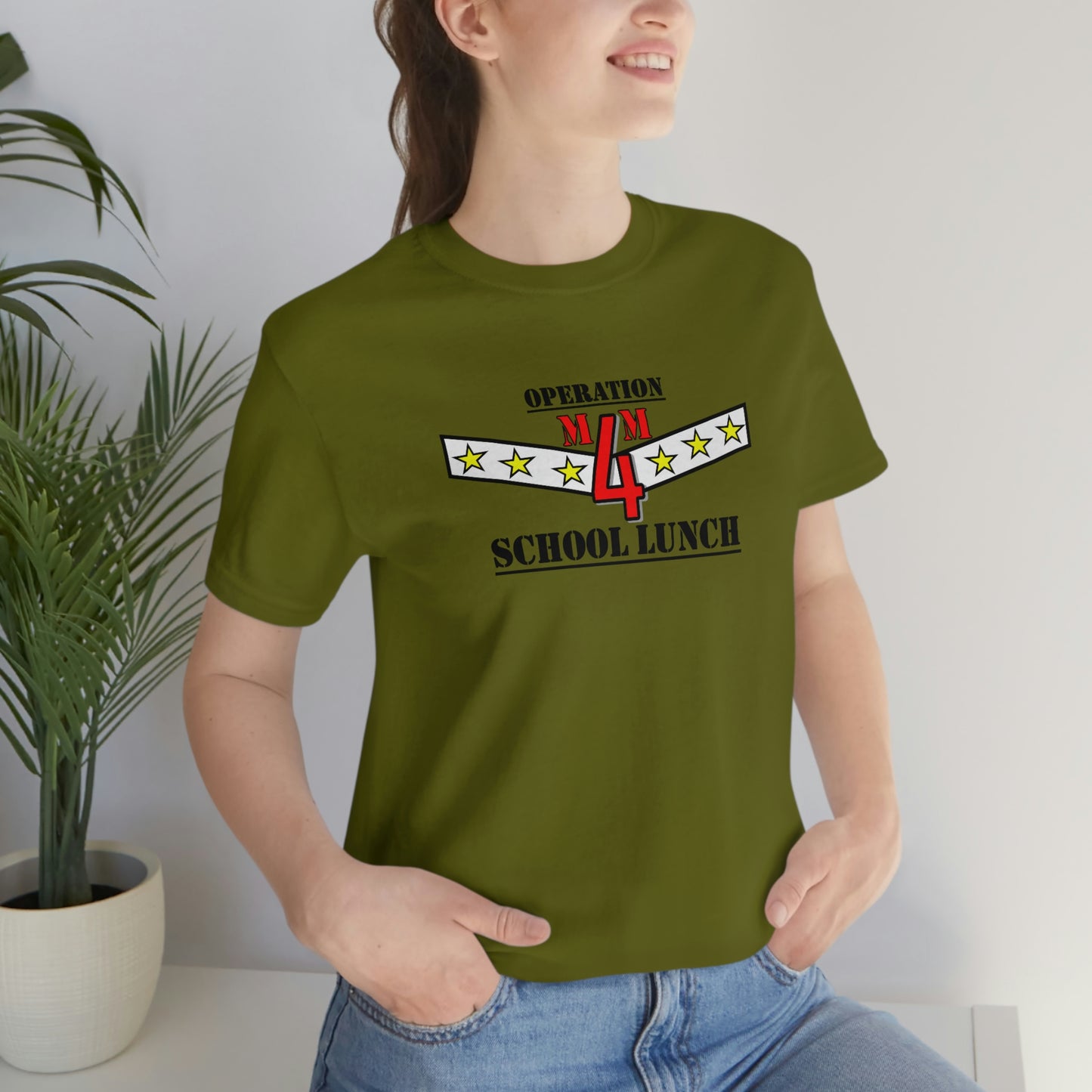 OPERATION SCHOOL LUNCH Unisex Jersey Short Sleeve Tee