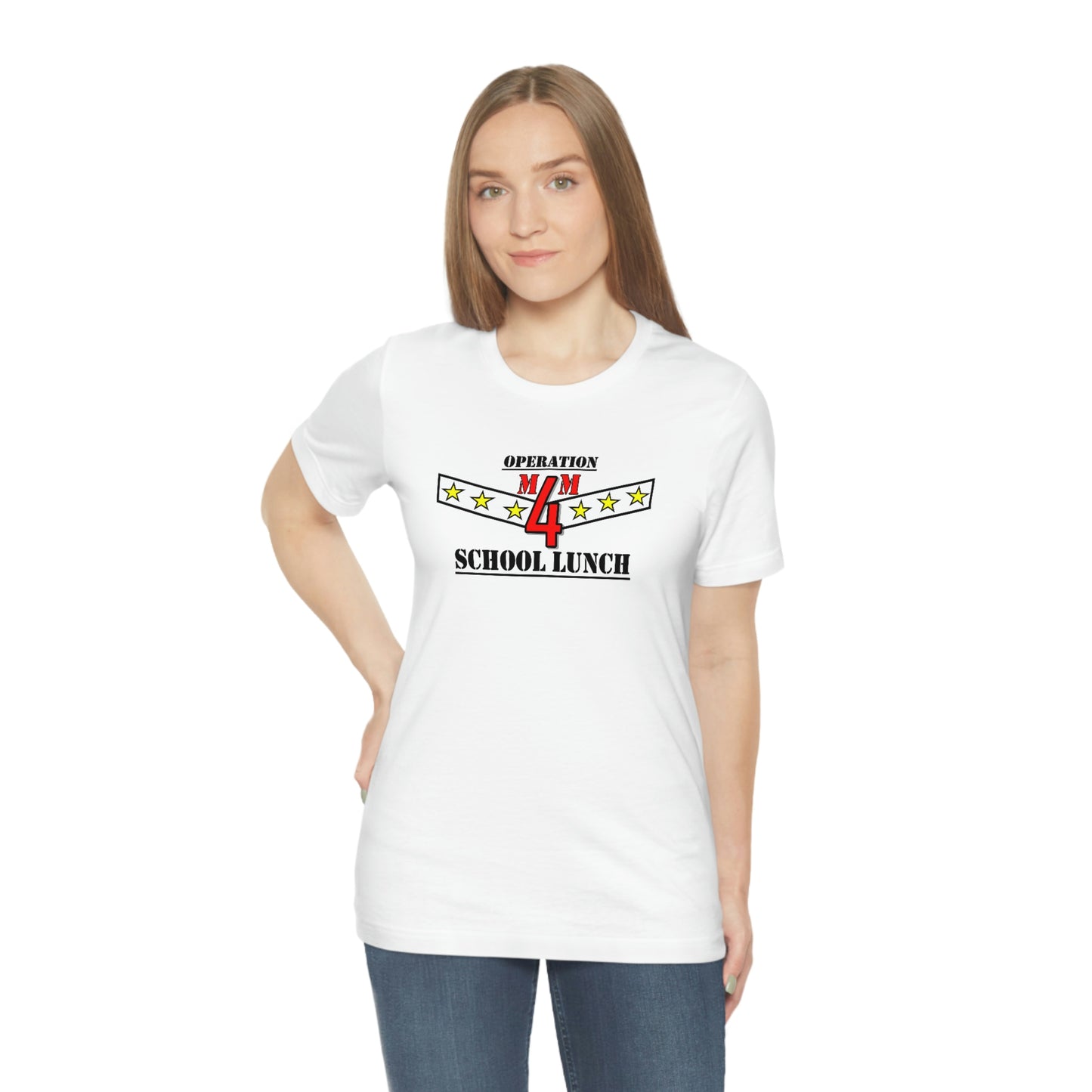 OPERATION SCHOOL LUNCH Unisex Jersey Short Sleeve Tee